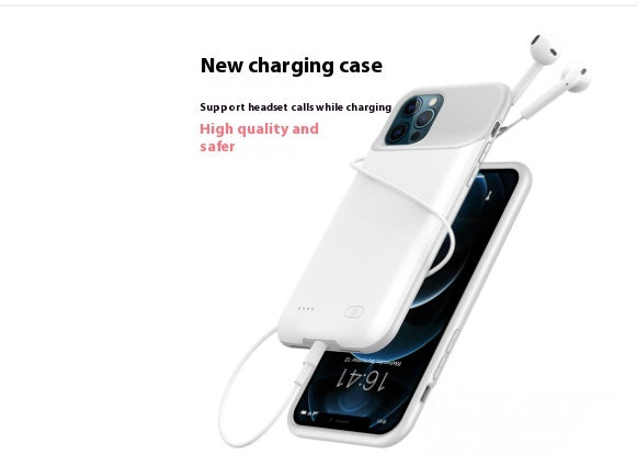 Silicone Battery Case with Power Bank for iPhone