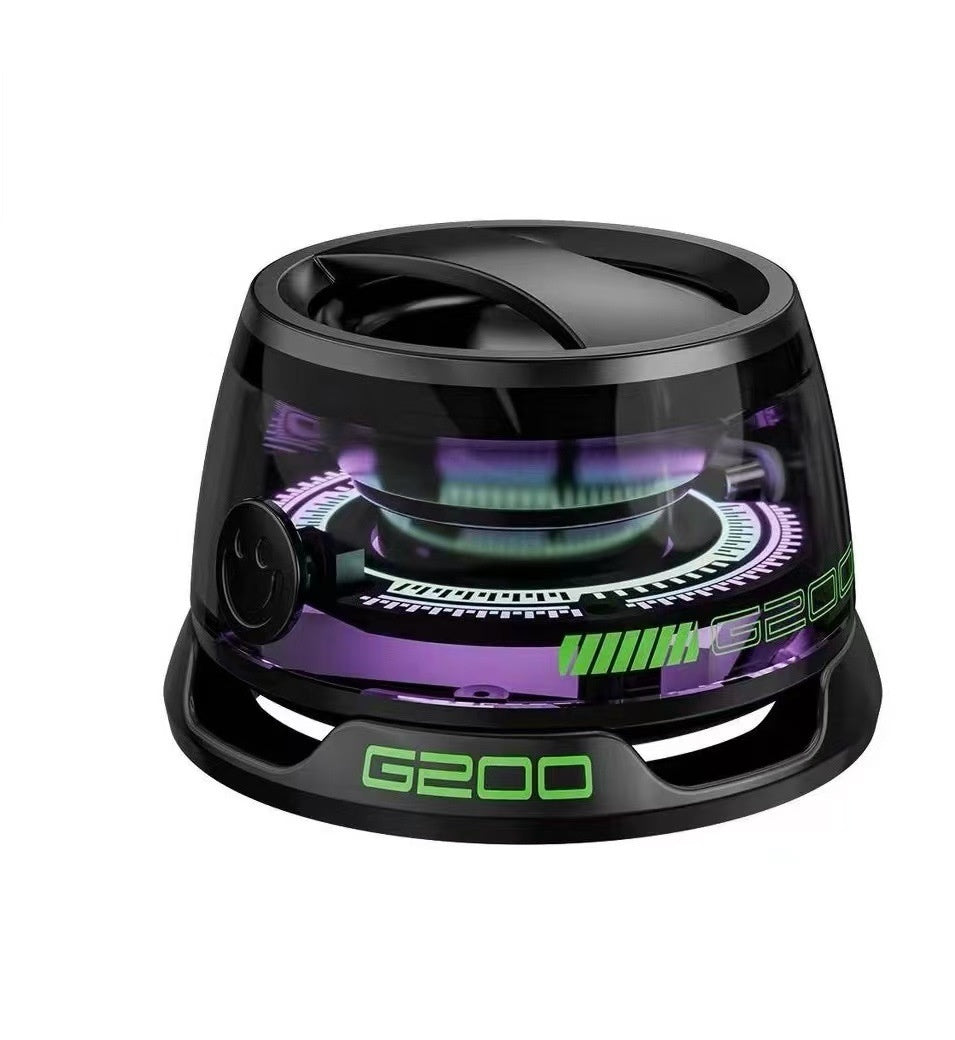 Portable Bluetooth Speaker G200 | RGB Lighting & Magnetic Phone Holder