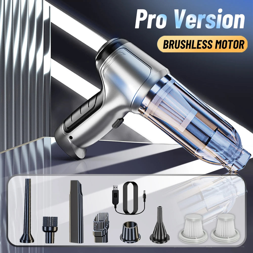 2-in-1 Car Vacuum Cleaner