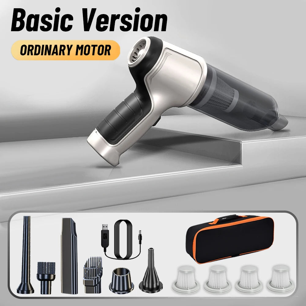 2-in-1 Car Vacuum Cleaner