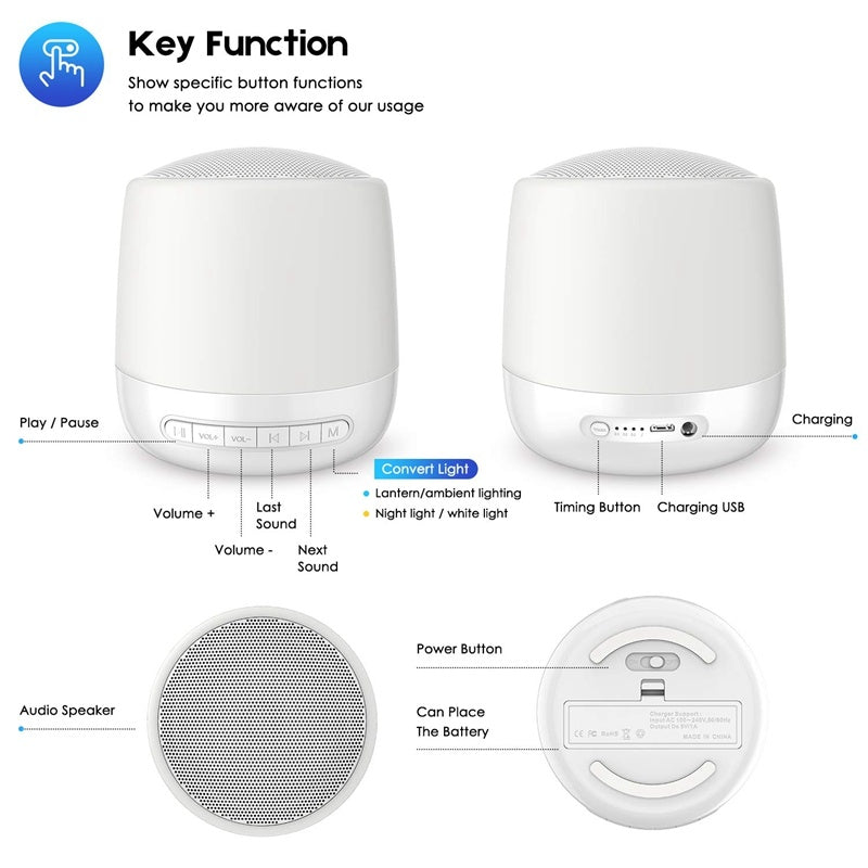 White Noise Device for Calm Baby Sleep