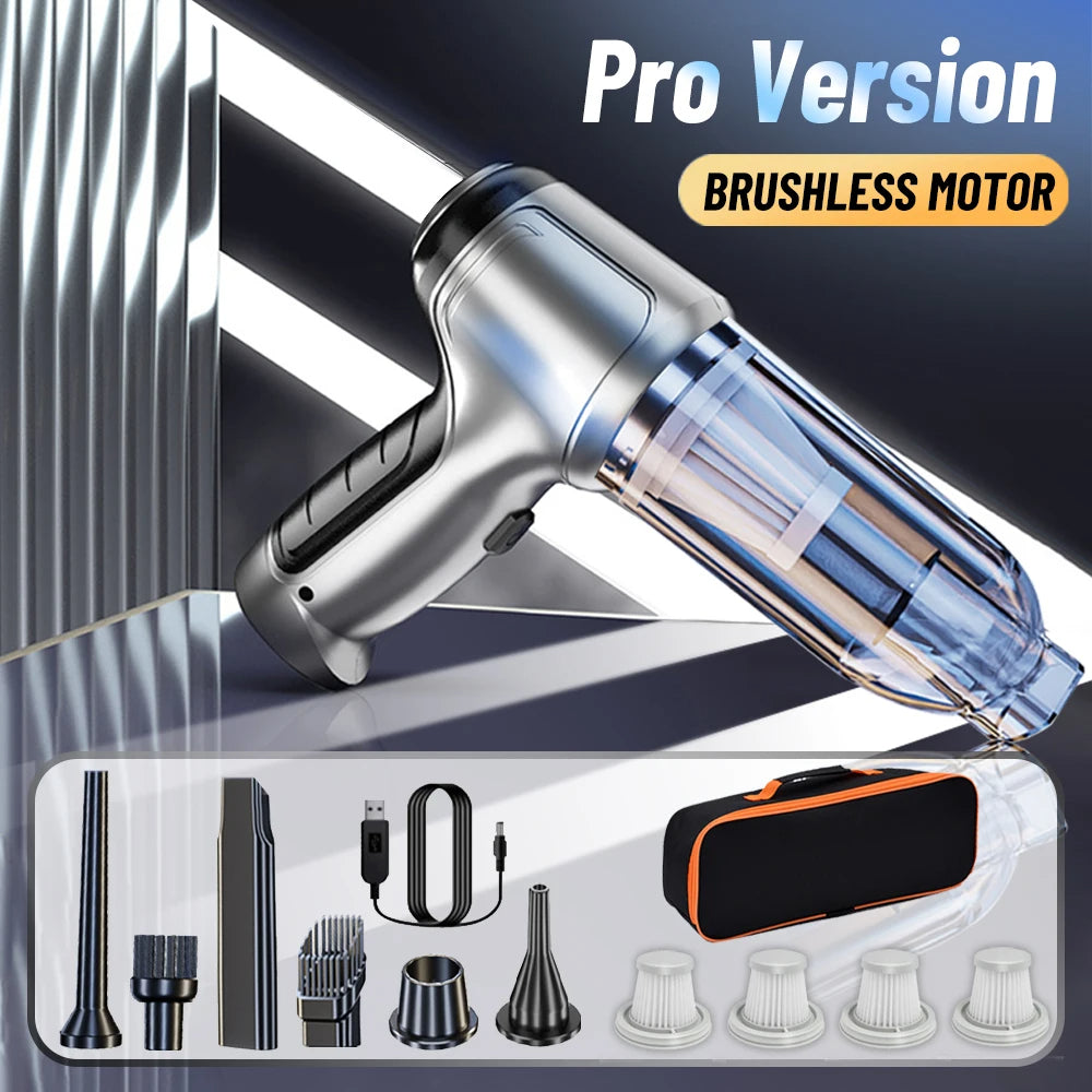 2-in-1 Car Vacuum Cleaner