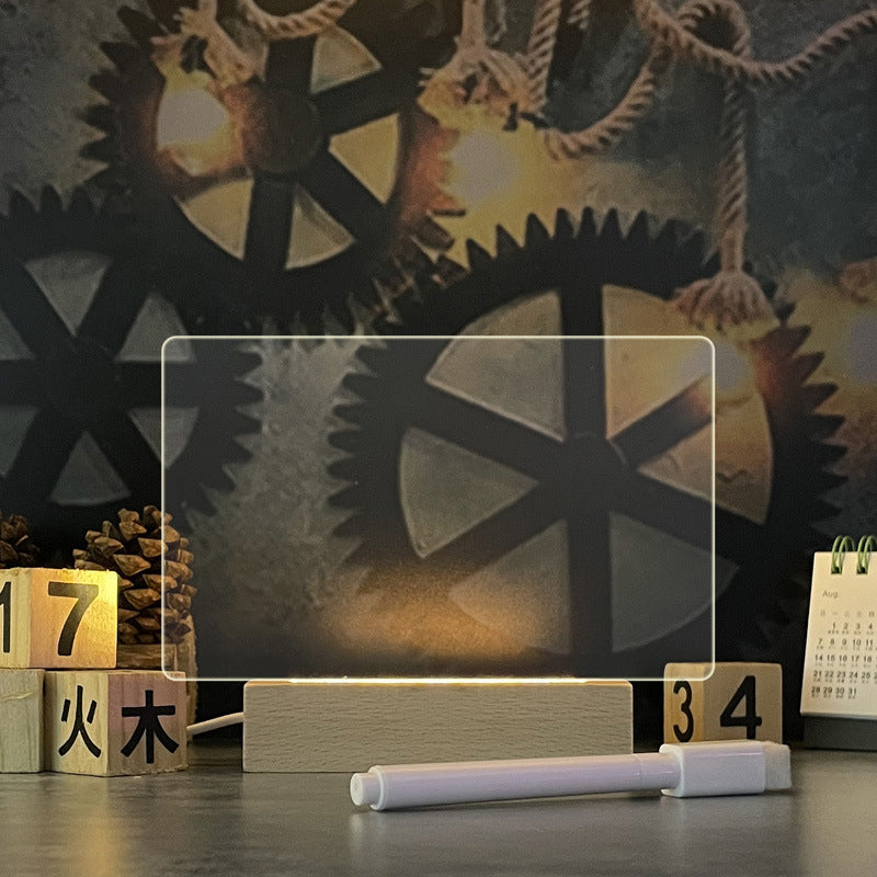 Creative LED Note Board with Light & USB