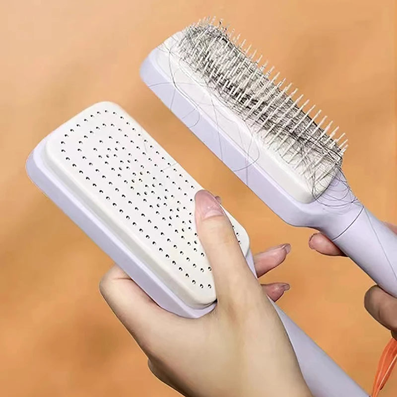 Self-Cleaning Hair Brush