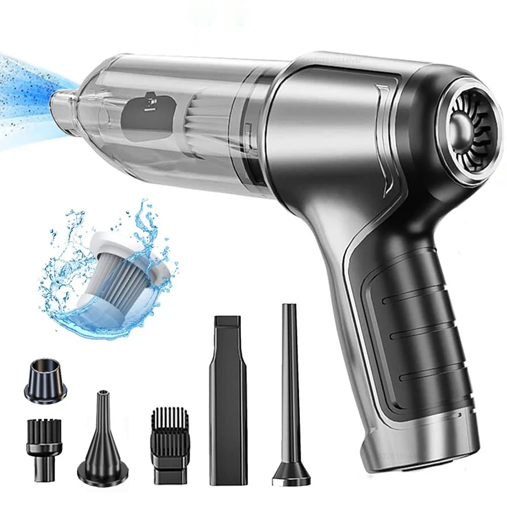 2-in-1 Car Vacuum Cleaner