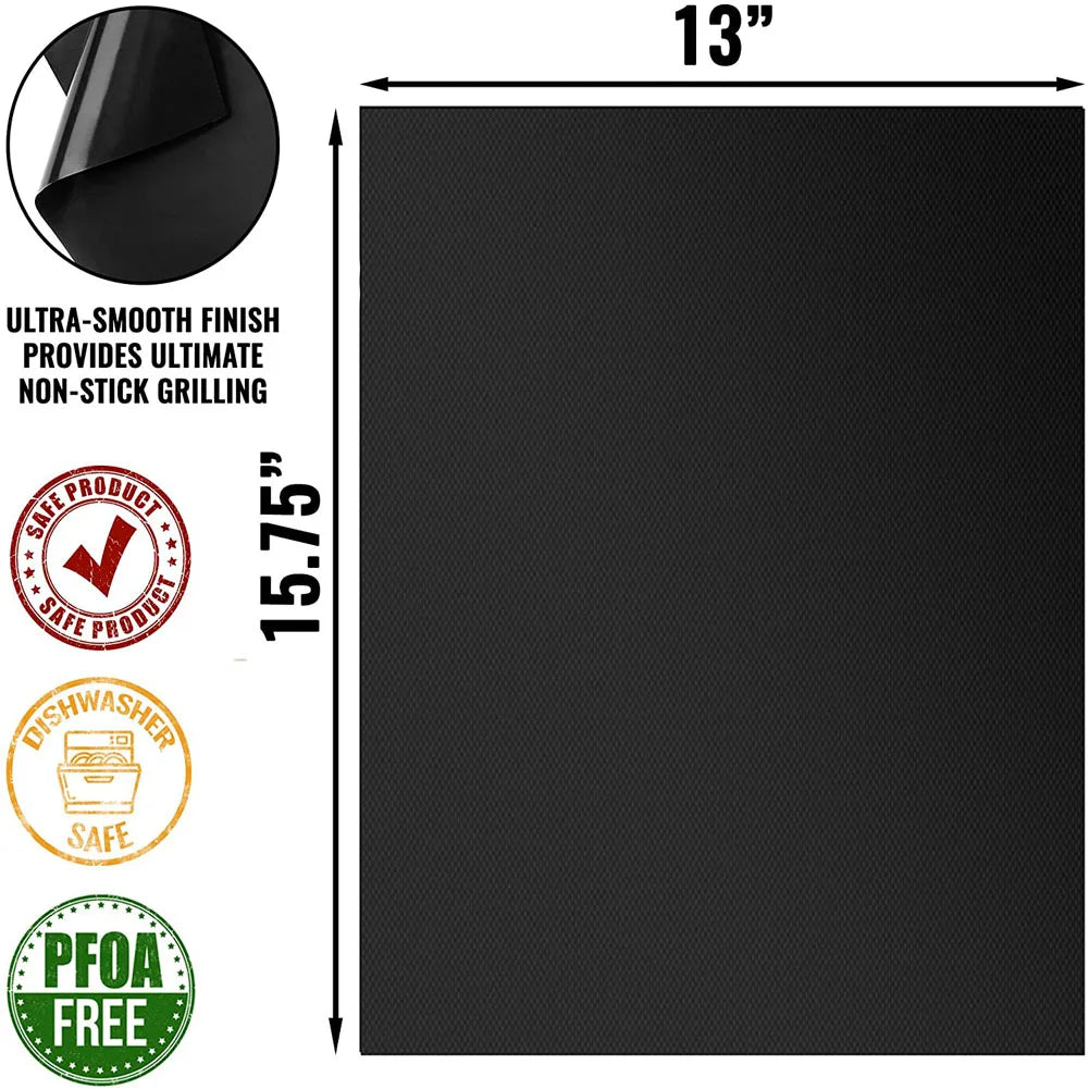 Non-Stick BBQ Grill Mat – Washable & Reusable