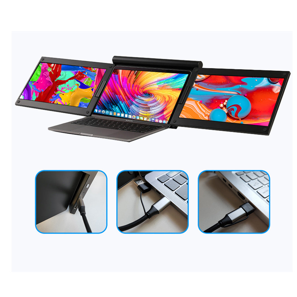 Portable Dual Screen for Laptop – 13.3" Full HD IPS Extender