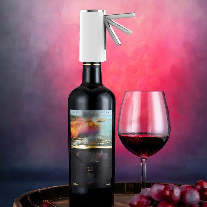Electric Wine & Beverage Serving Pump with Smart Auto-Flow Pump