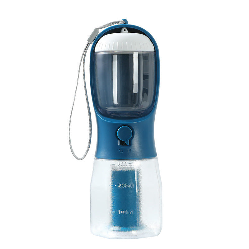 3-in-1 Pet Water Bowl – With Filter, Food Pouch & Pouches