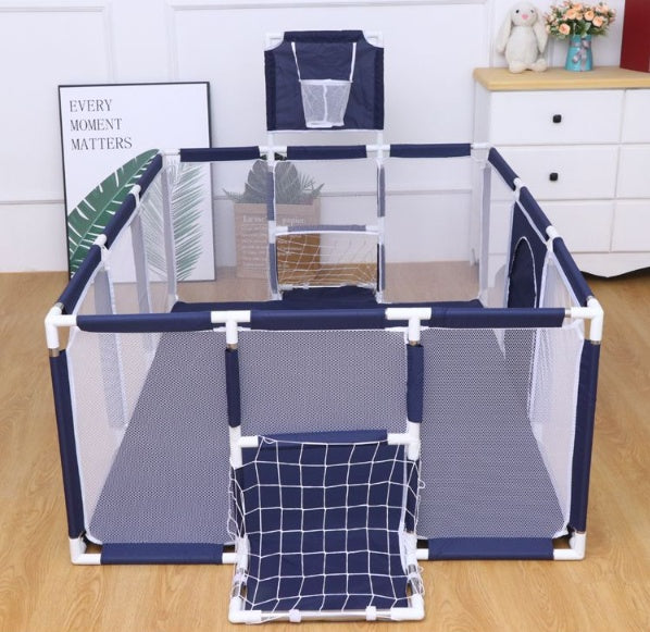 Children's Play Park with Safety Net & Ball Pool – For Indoors