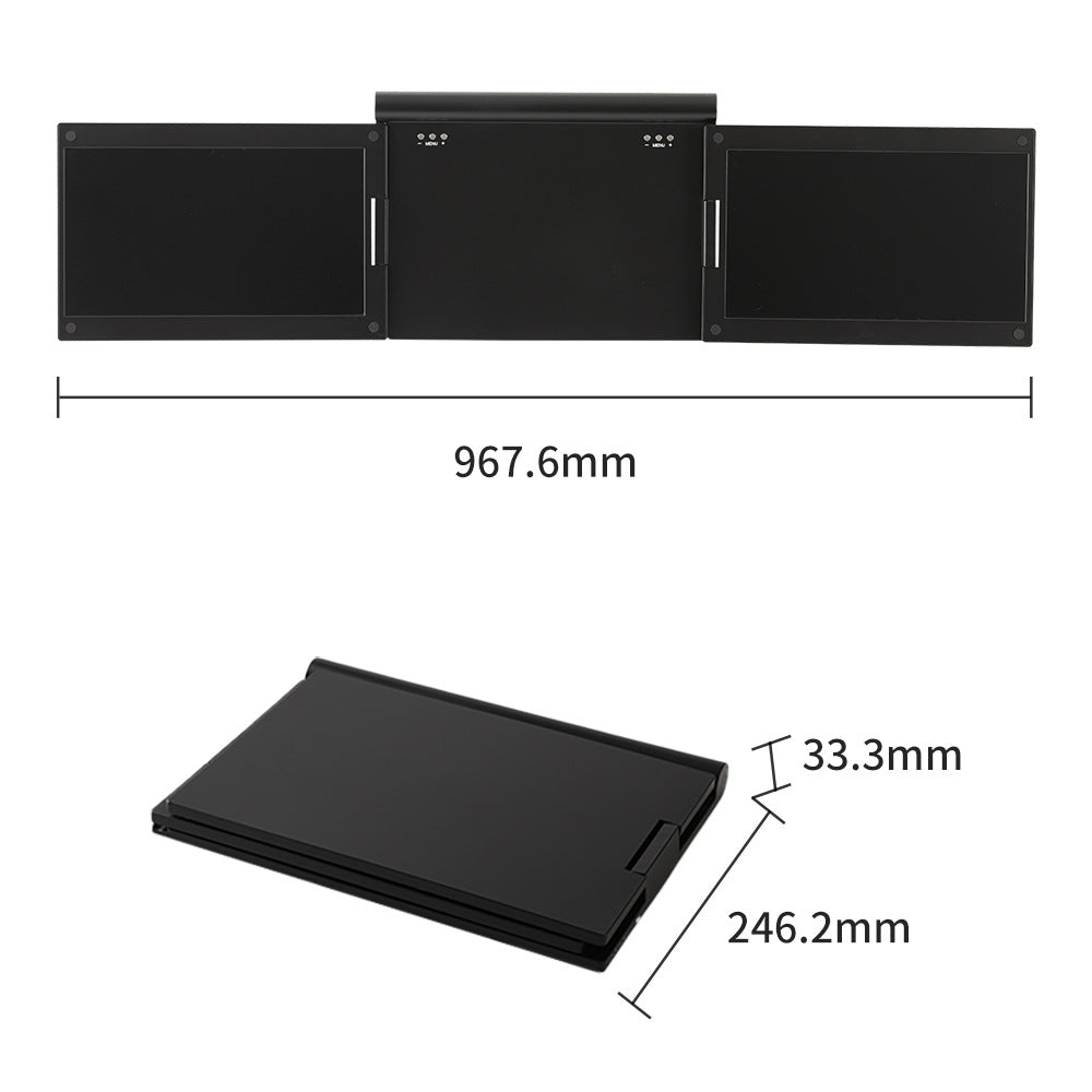 Portable Dual Screen for Laptop – 13.3" Full HD IPS Extender