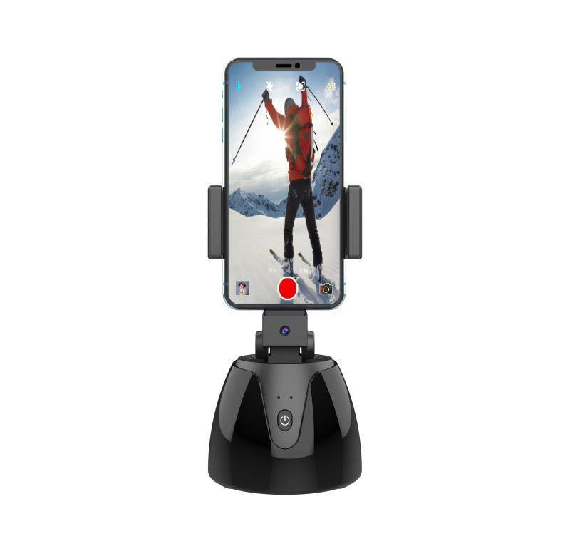 Mobile Phone Holder with Face Tracking – Automatic 360° Rotation for Videos & Selfies