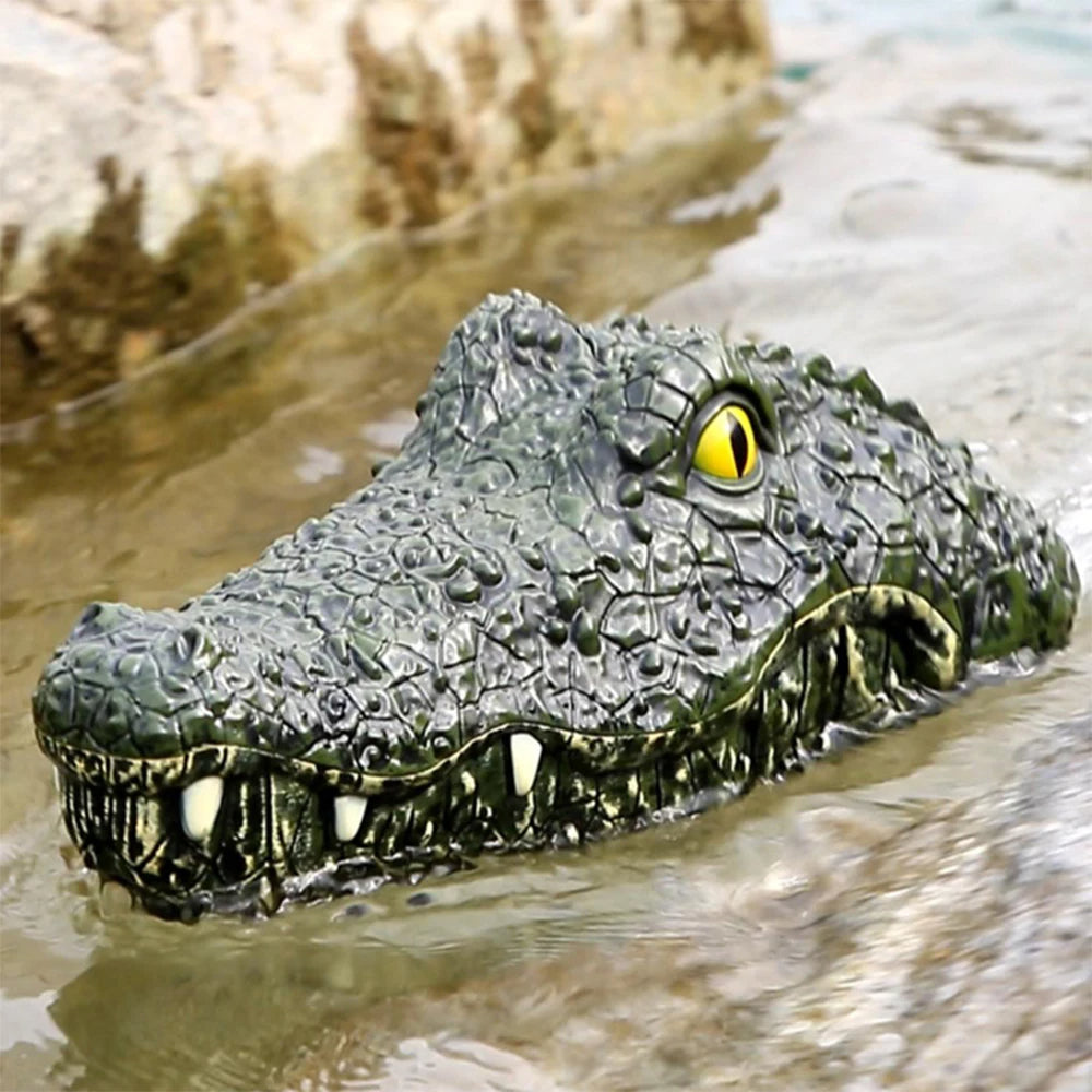 Remote Controlled Crocodile Head Toy for Sea, Pool & Lake