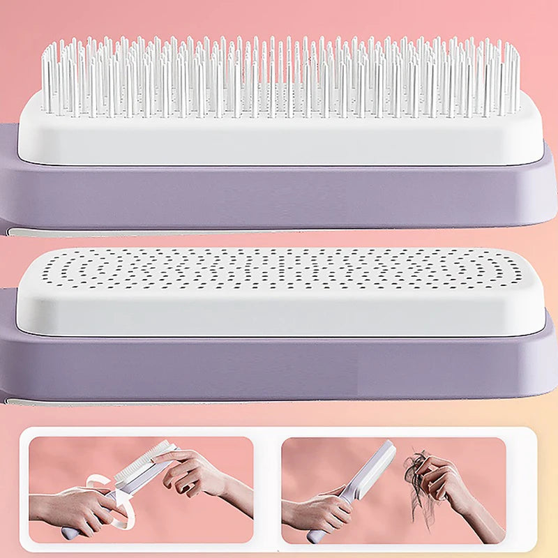 Self-Cleaning Hair Brush