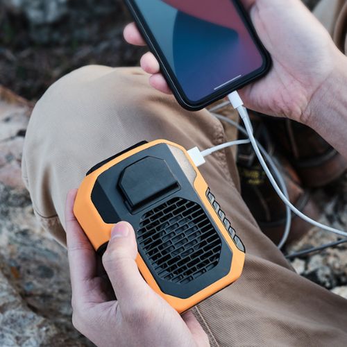 Portable Cooling Fan with Clip & Power Bank