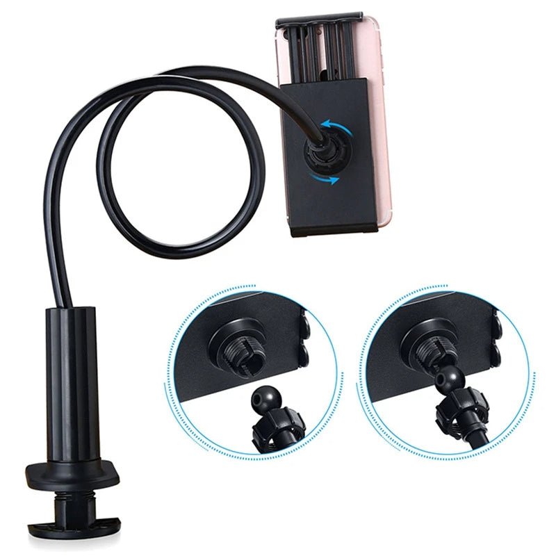 Tablet Clip Holder with Flexible Arm