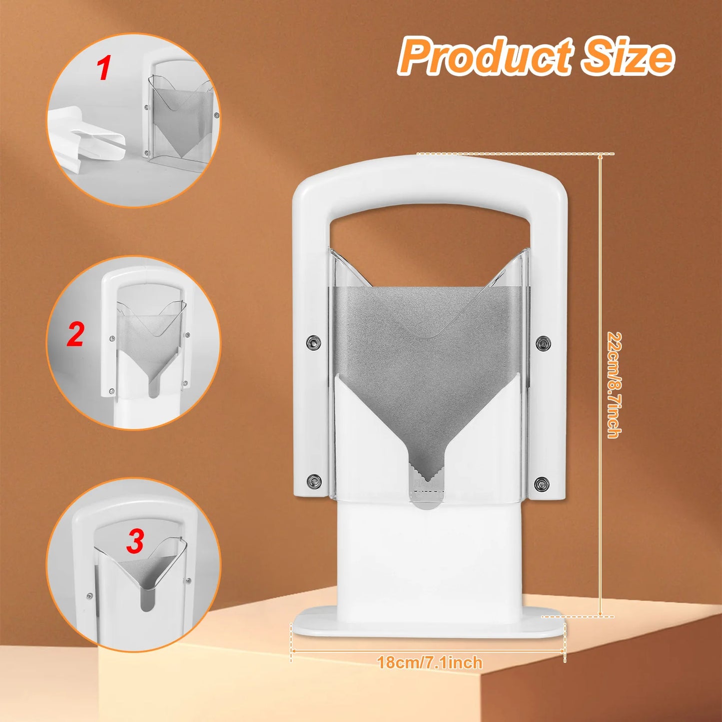 Bagel & Bread Cutter with Safe Cutting Protection