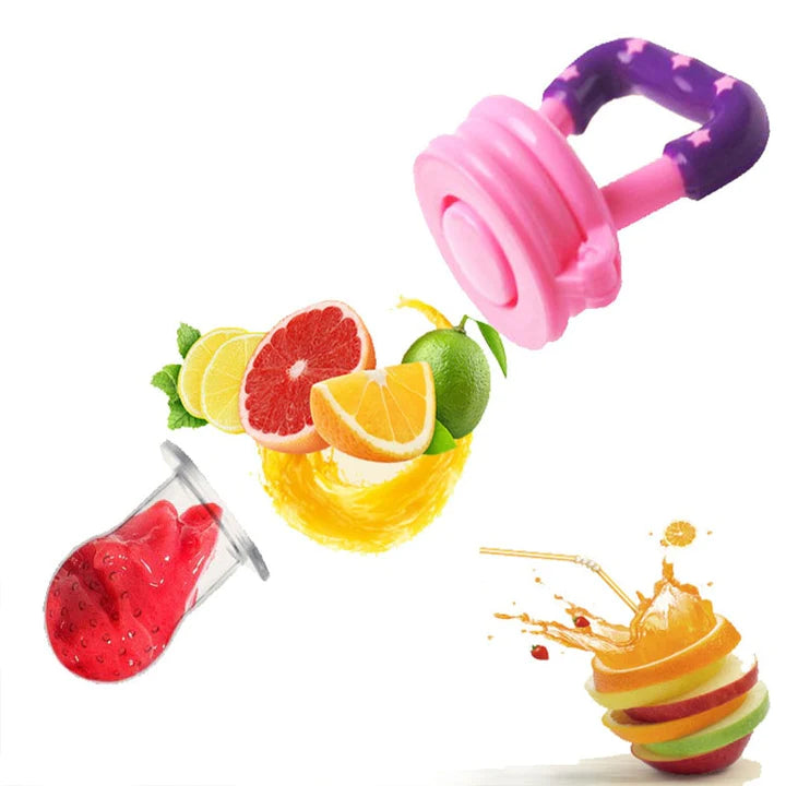 Set of 3 Silicone Baby Fruit Feeders