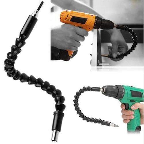 Flexible extension for drill & screwdriver – Ideal for difficult corners!