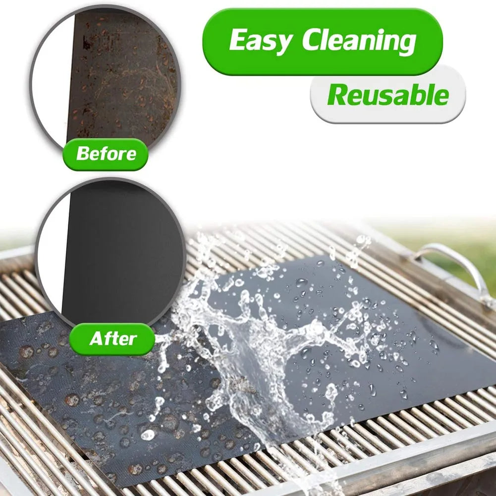 Non-Stick BBQ Grill Mat – Washable & Reusable