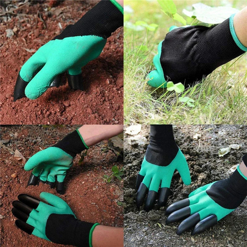 Gardening Gloves with Claws for Digging & Planting