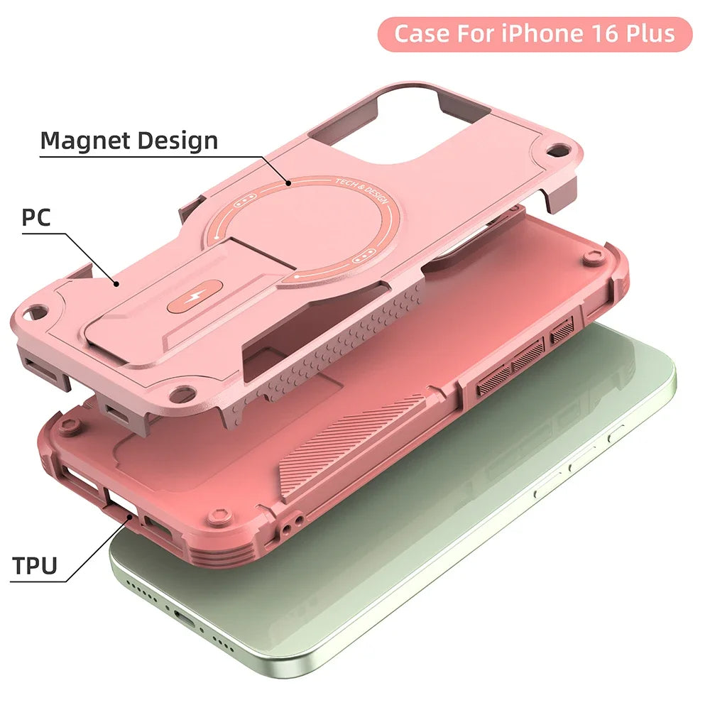 Ανθεκτική Μαγνητική Θήκη για iPhone με Προστασία από Πτώσεις