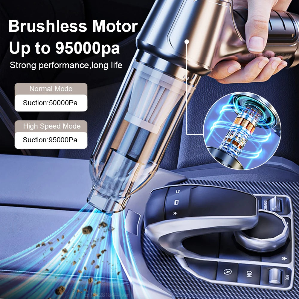 2-in-1 Car Vacuum Cleaner