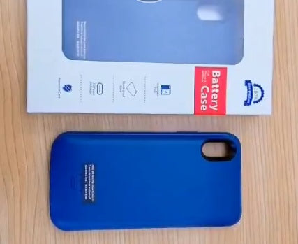 Silicone Battery Case with Power Bank for iPhone