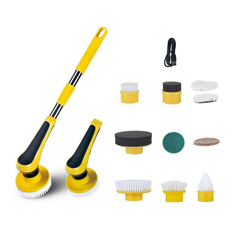 Cordless Electric Floor & Bathroom Cleaning Brush – Adjustable & Powerful