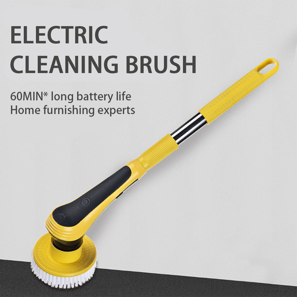Cordless Electric Floor & Bathroom Cleaning Brush – Adjustable & Powerful