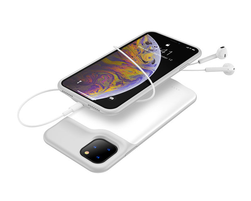 Silicone Battery Case with Power Bank for iPhone