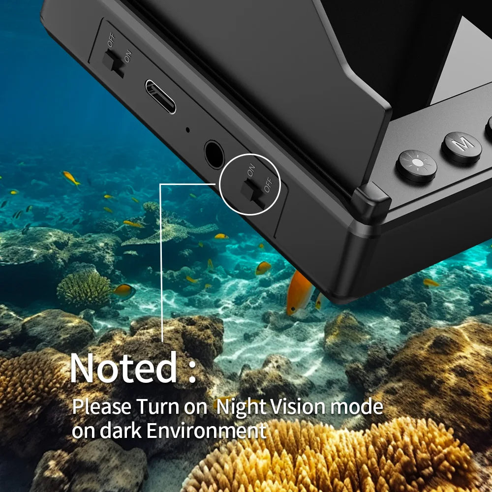 Portable Underwater Camera & Fish Finder with 4.3" LCD Screen