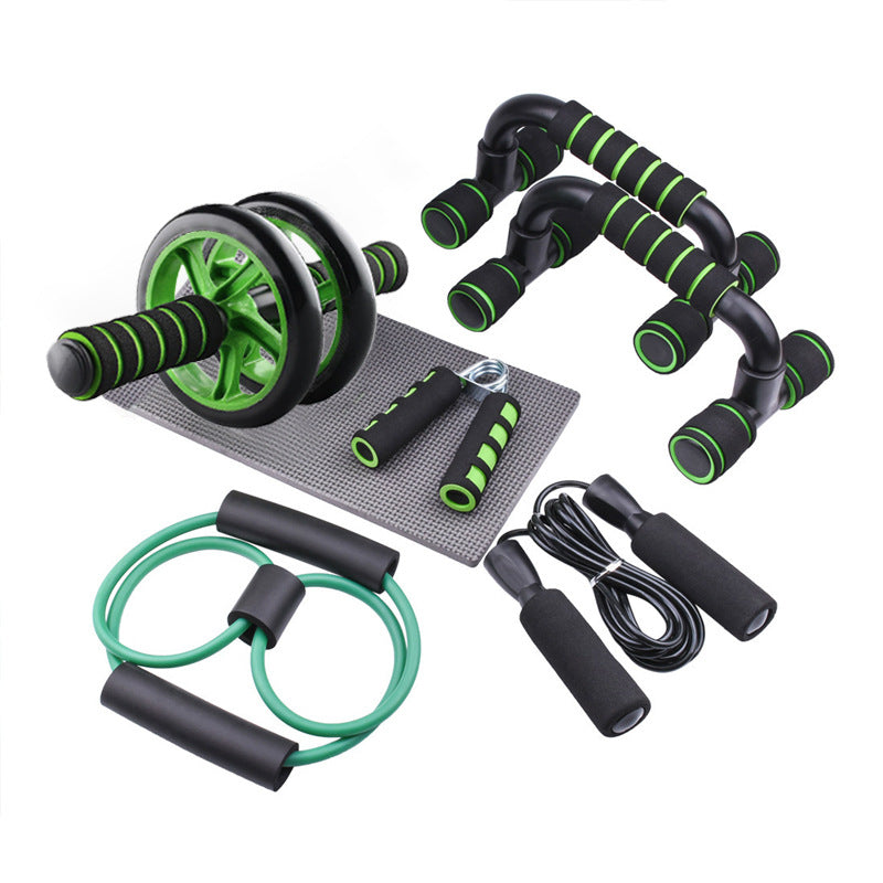 5-in-1 Abdominal Roller & Fitness Equipment Set