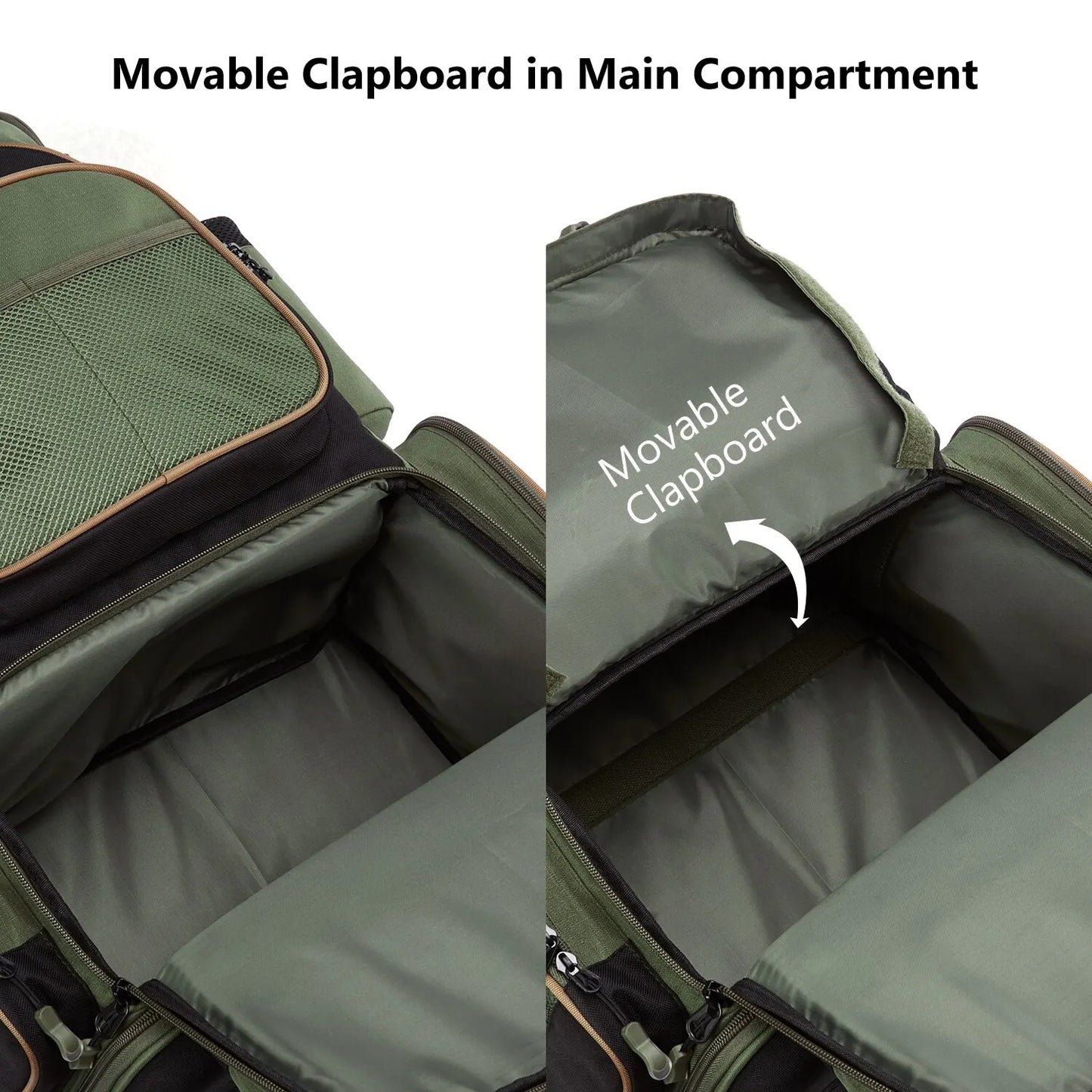 Multifunctional Fishing Backpack with Pouches & Water Resistance