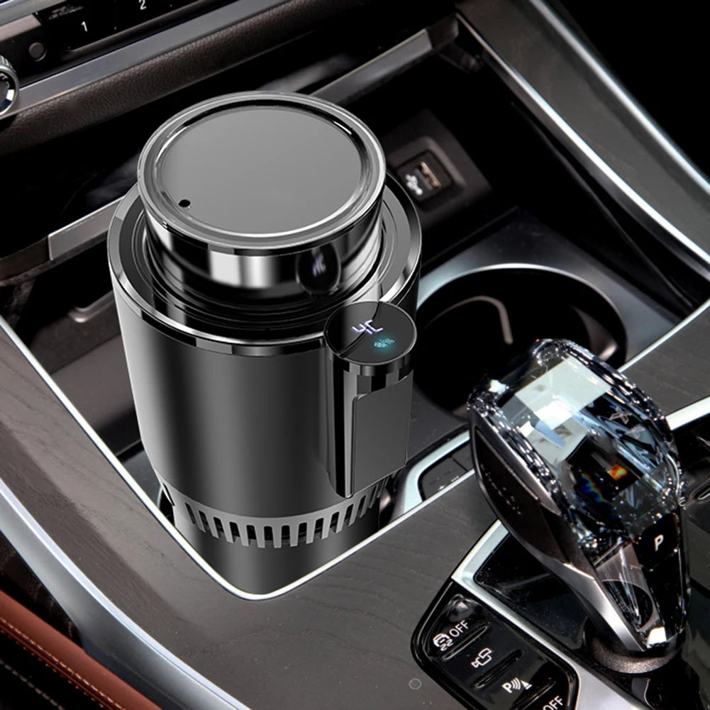 Car Cup Holder with Heat & Cooling – 2 in 1