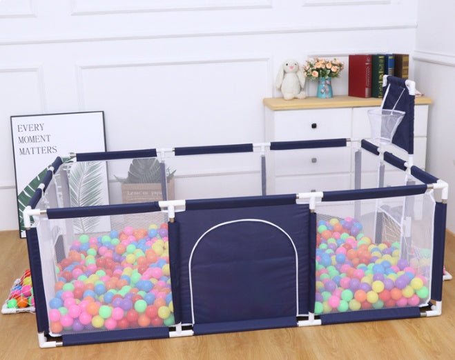 Children's Play Park with Safety Net & Ball Pool – For Indoors