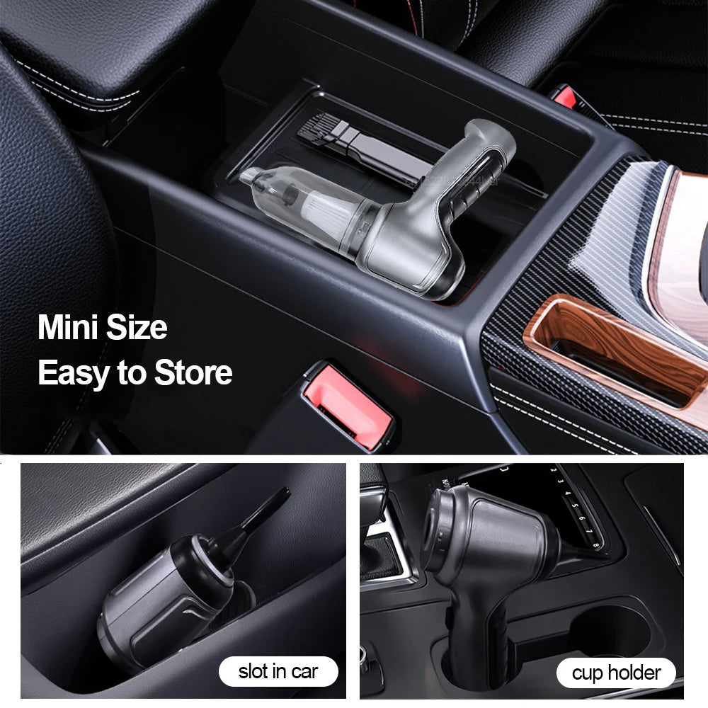 2-in-1 Car Vacuum Cleaner
