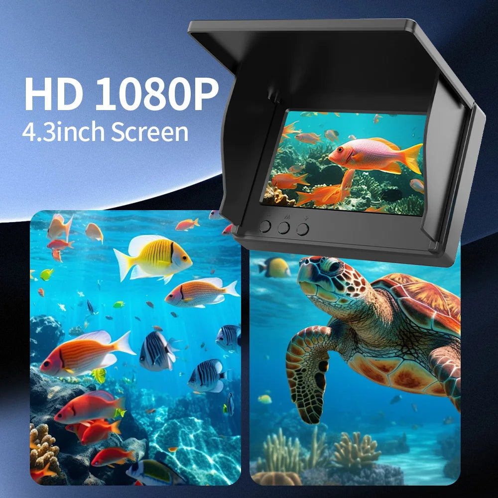 Portable Underwater Camera & Fish Finder with 4.3" LCD Screen