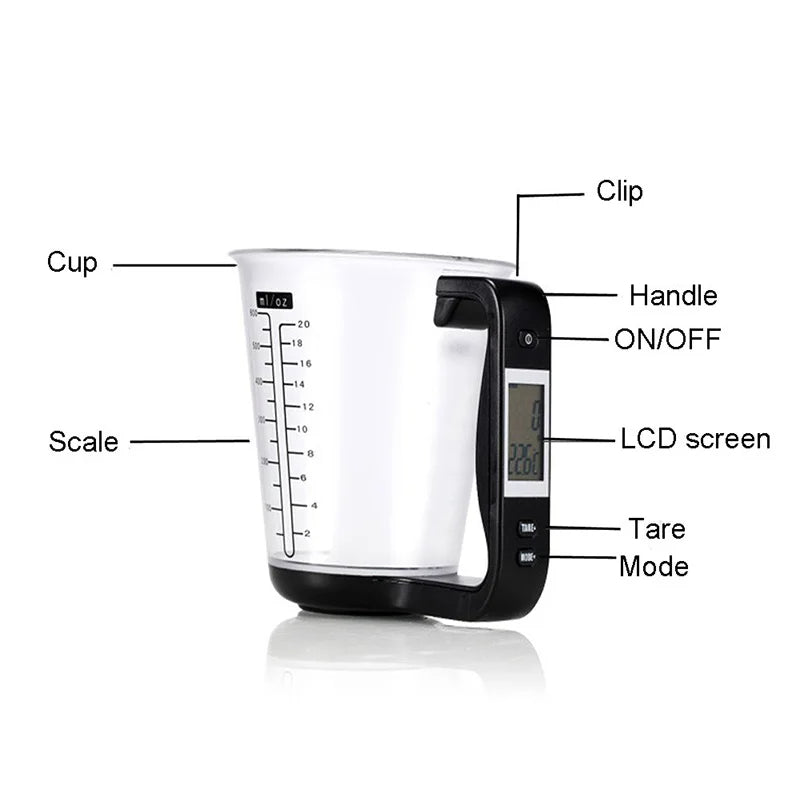 Digital Liquid and Solid Measuring Jug