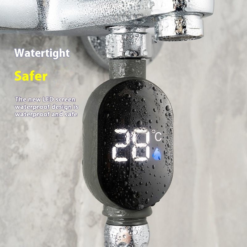 Digital LED Water Thermometer for Faucet – With Temperature Display & Waterproof Design