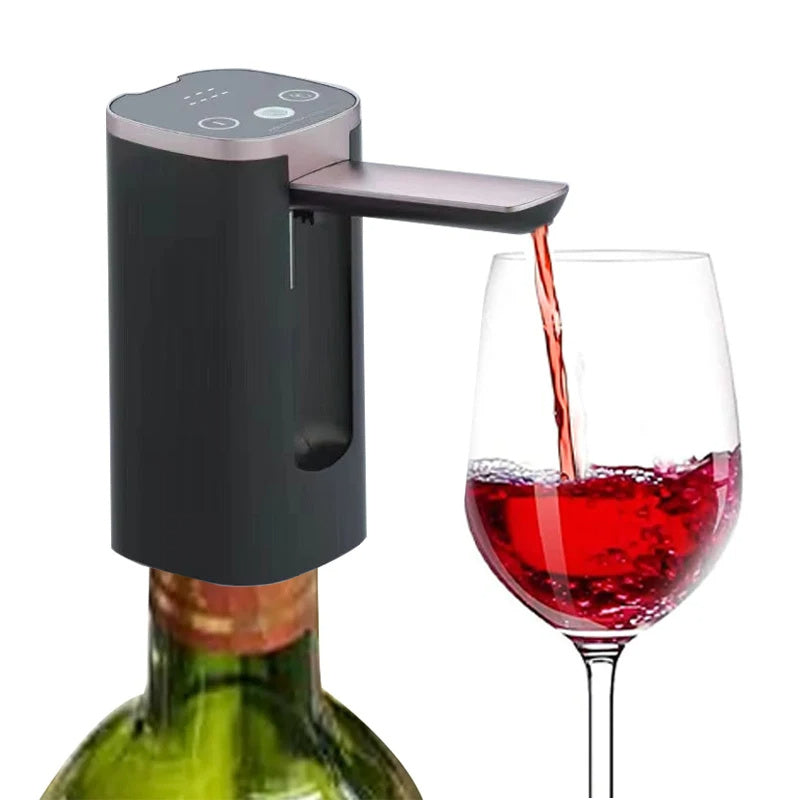Electric Wine & Beverage Serving Pump with Smart Auto-Flow Pump