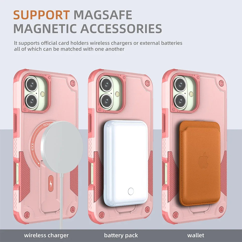 Ανθεκτική Μαγνητική Θήκη για iPhone με Προστασία από Πτώσεις