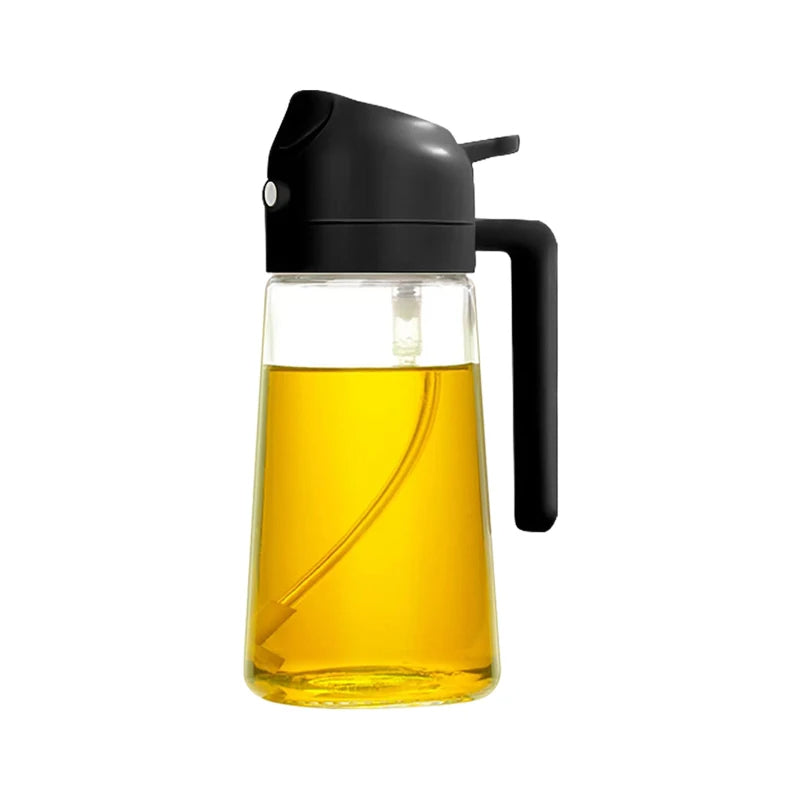 2 in 1 Oil Bottle with Sprayer & Dispenser