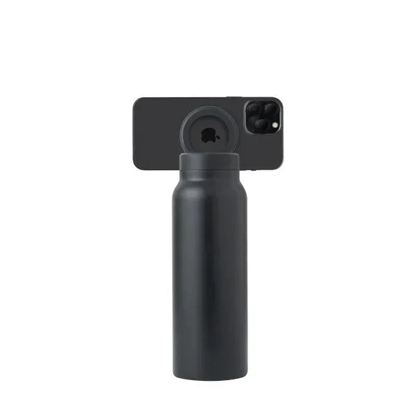 Water Bottle with Built-in MagSafe Mobile Holder