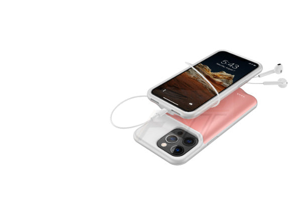 Silicone Battery Case with Power Bank for iPhone