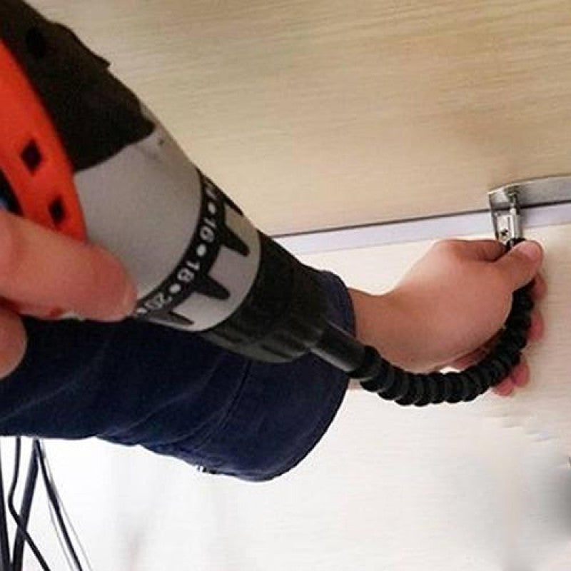 Flexible extension for drill & screwdriver – Ideal for difficult corners!