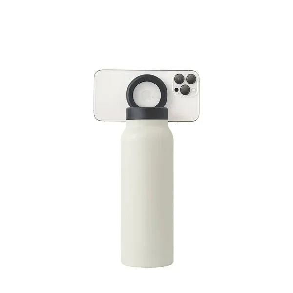 Water Bottle with Built-in MagSafe Mobile Holder