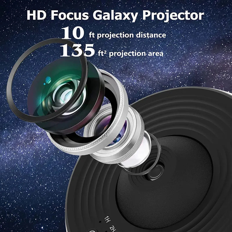 Planetarium Galaxy Projector with Starry Sky and 360° Rotation – Planetarium Lighting for Kids & Bedroom