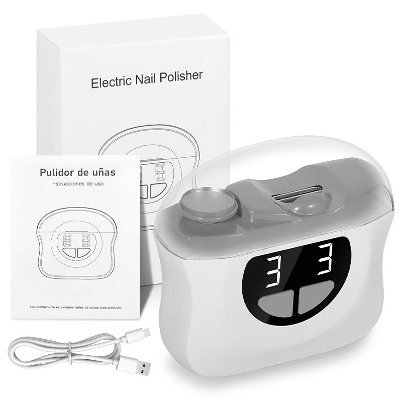 Electric Nail Clipper & Grinder with LED Display