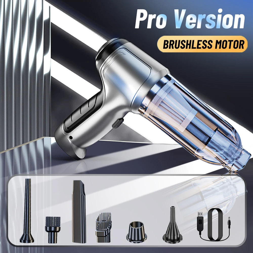 2-in-1 Car Vacuum Cleaner